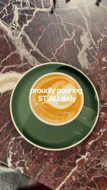 A cappuccino at Süreyya Kahve